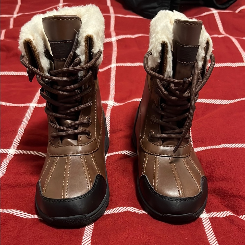 Ugg Brown Fur-Lined Winter Boots